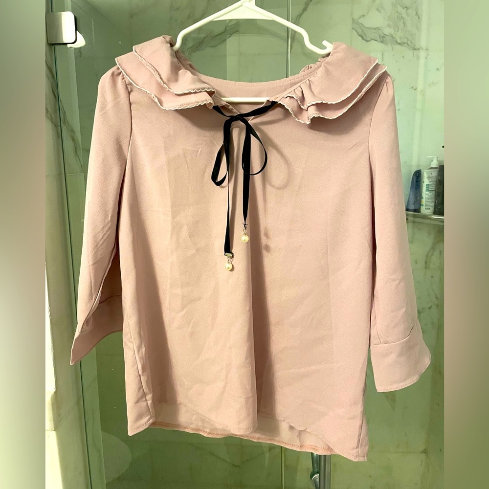 Brand new blush pink blouse